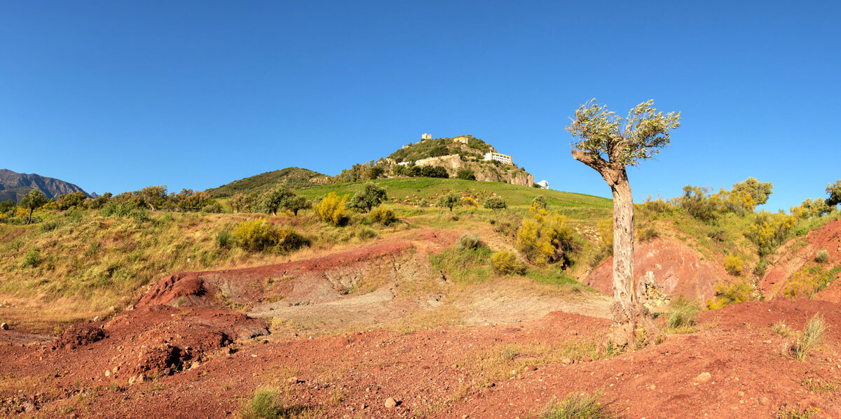 Zahara de la Sierra and surrounding landscape