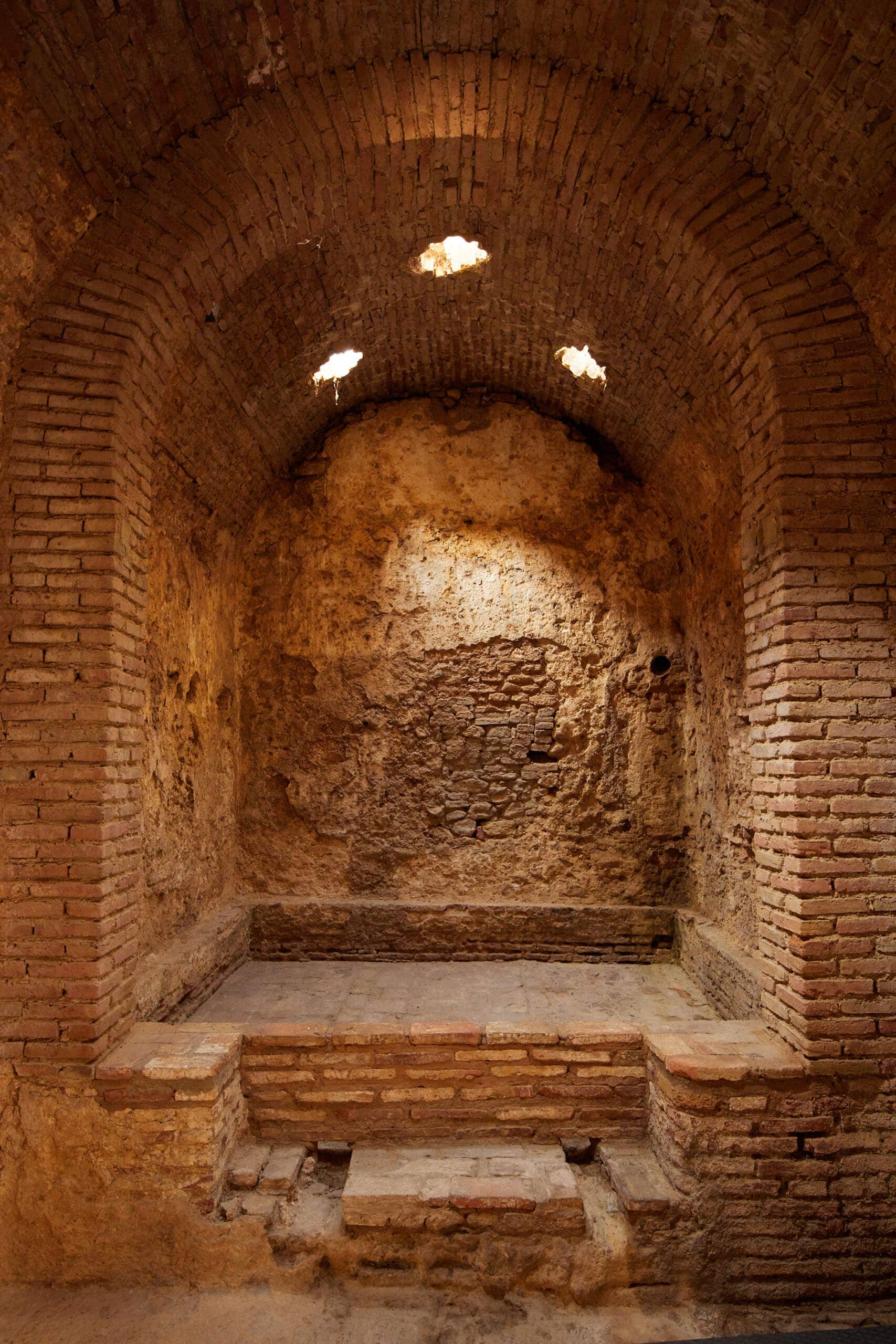 a former pool in the cold room