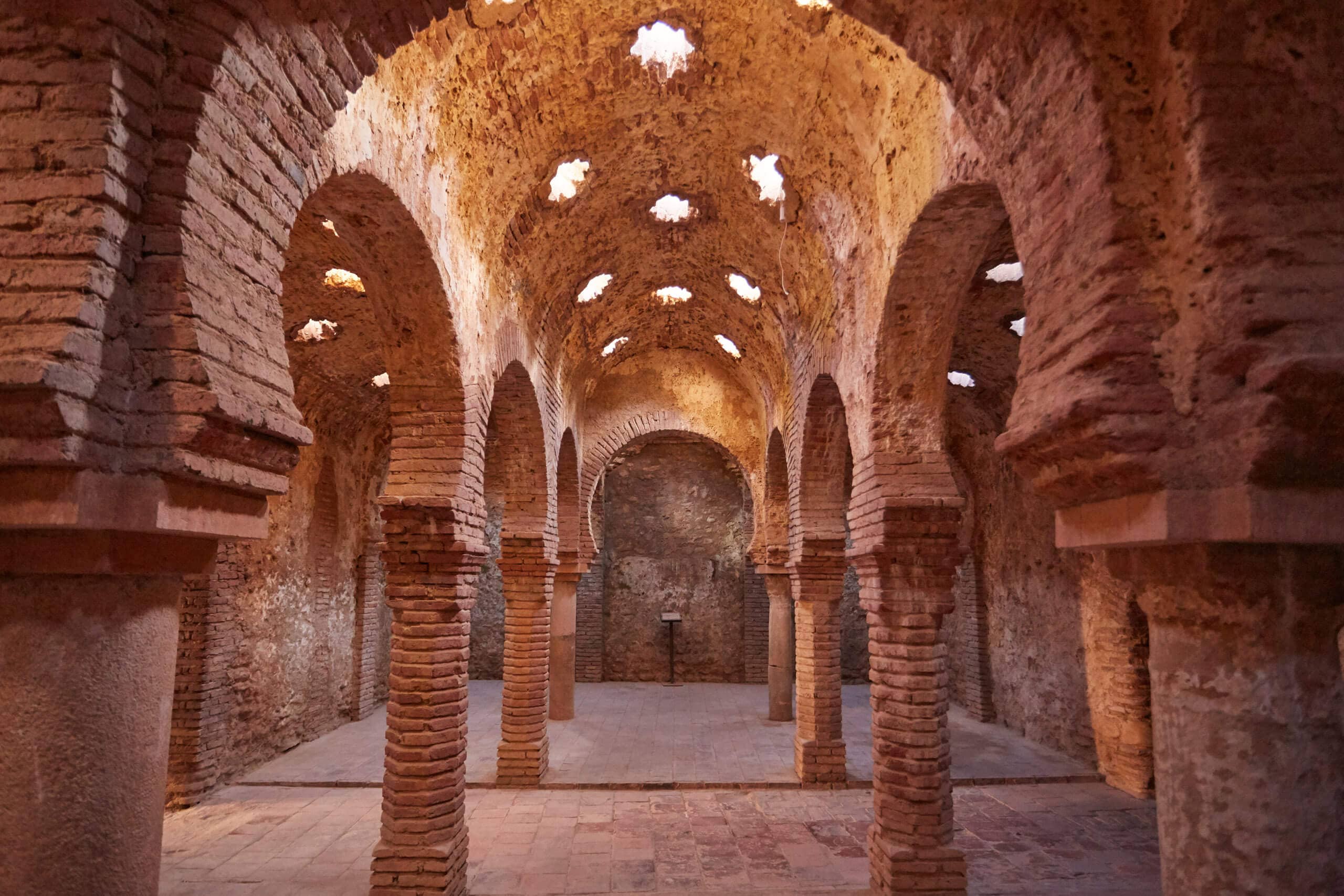 the interior of the arab baths