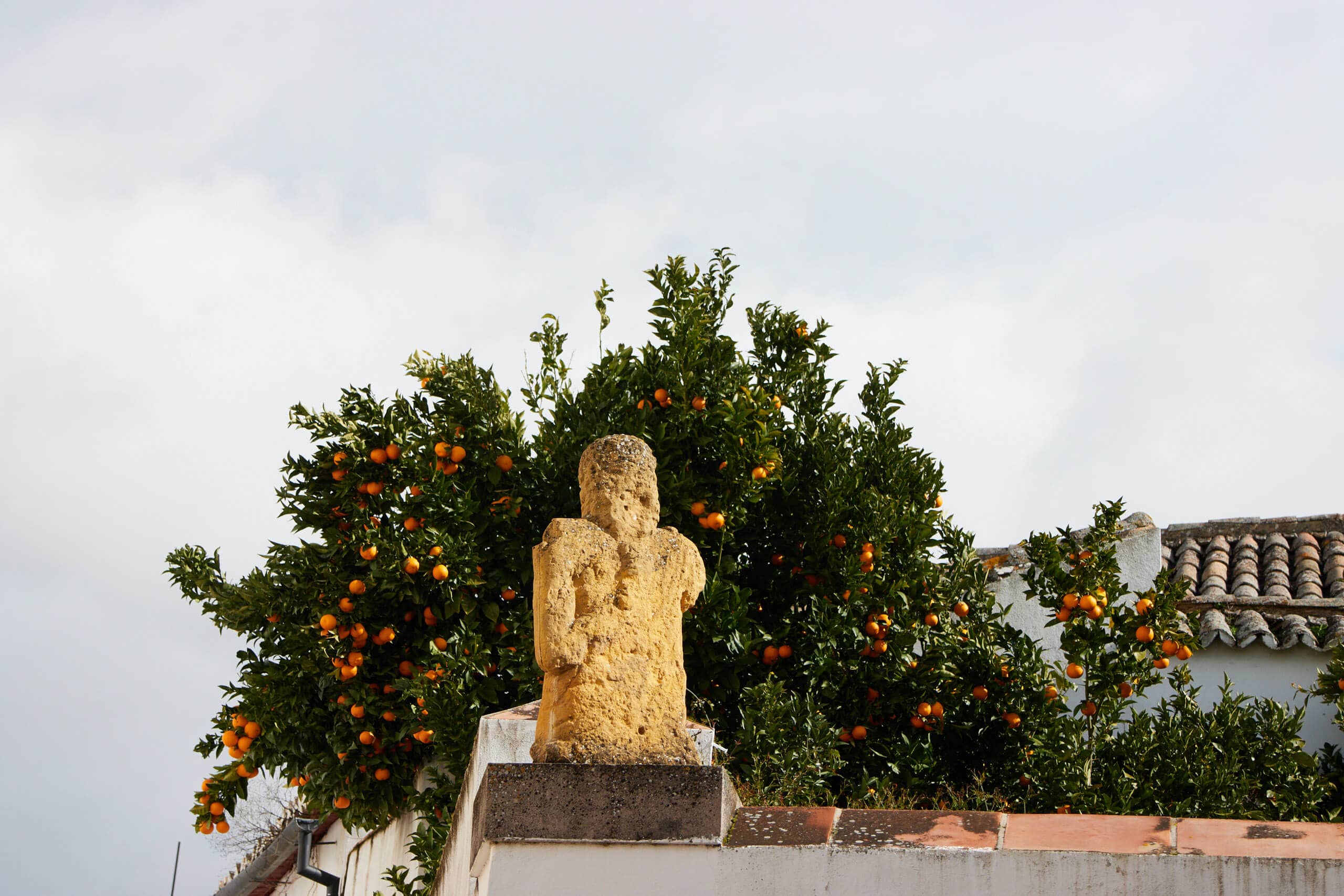 Statue outside the Casa del Gigante