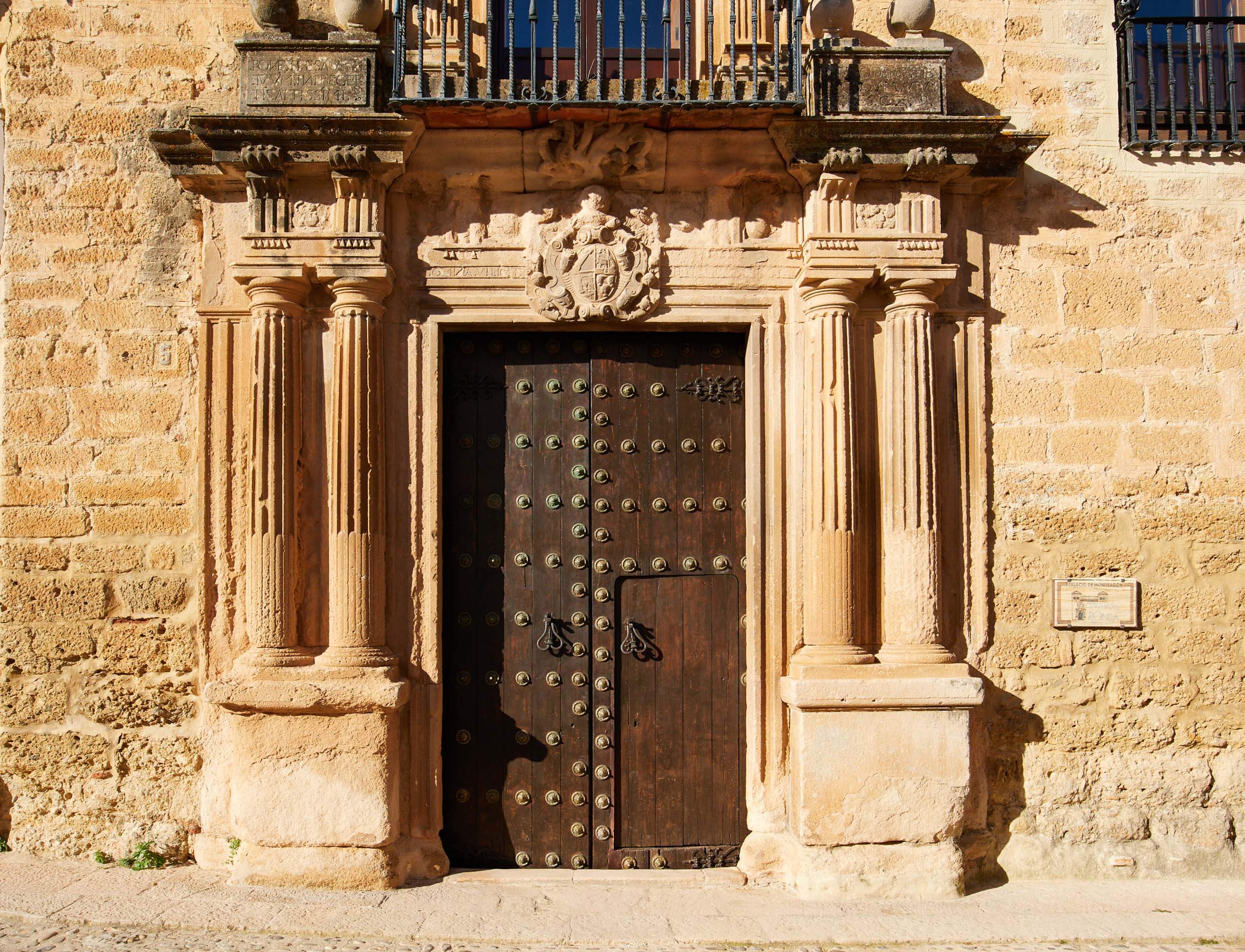 Facade of Mondragón palace