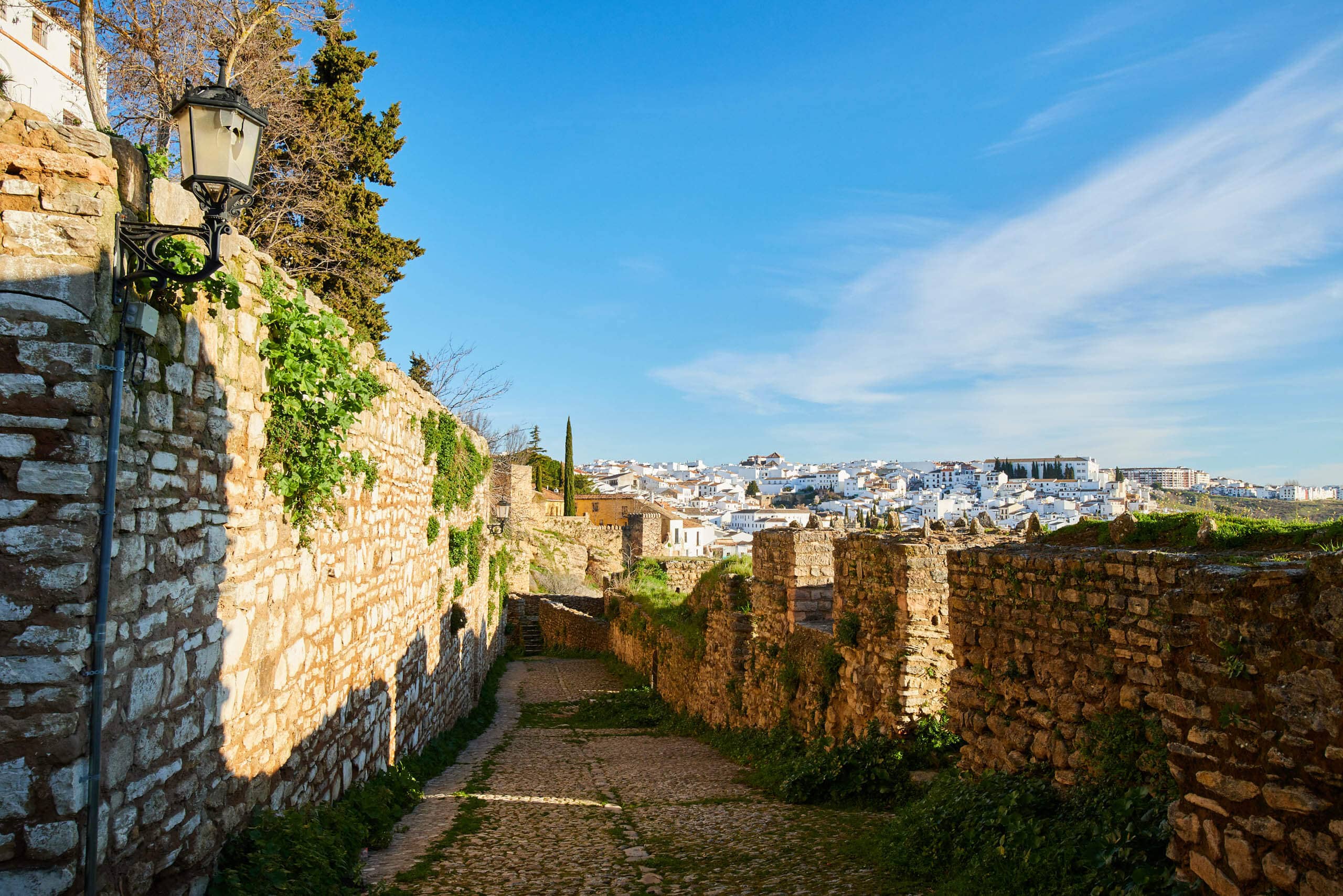 Walkway along the walls of Ronda