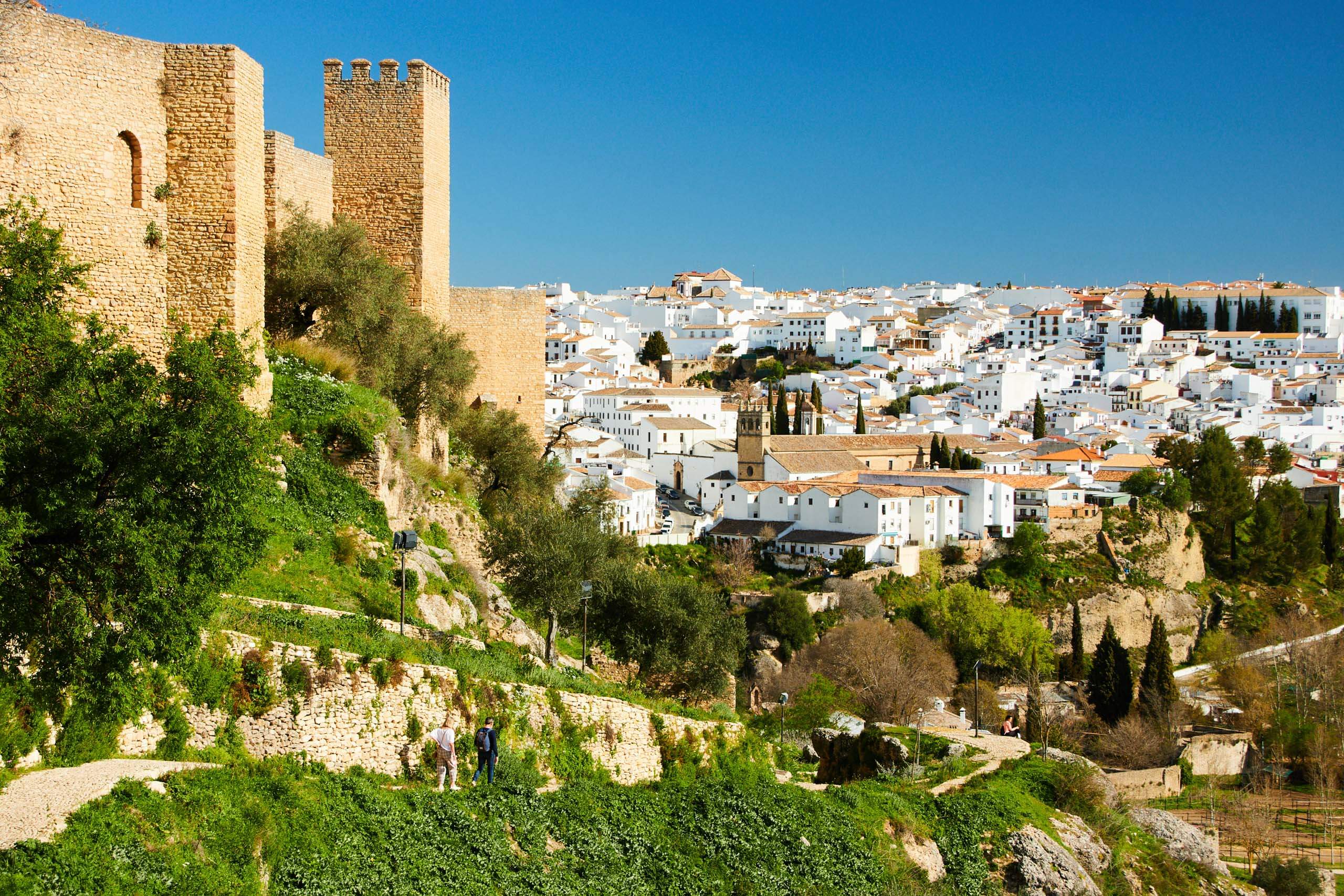 Walls of Ronda and Padre Jesús neighbourhood