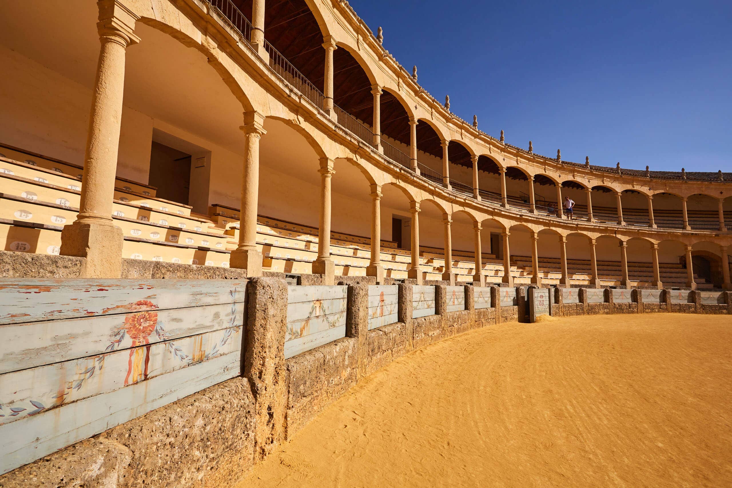 Seats inside Plaza del Toros Ronda