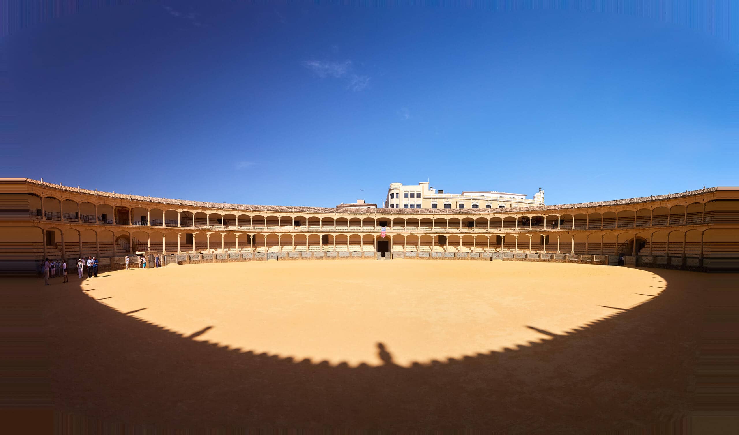 Arena inside the Plaza del Toros Ronda