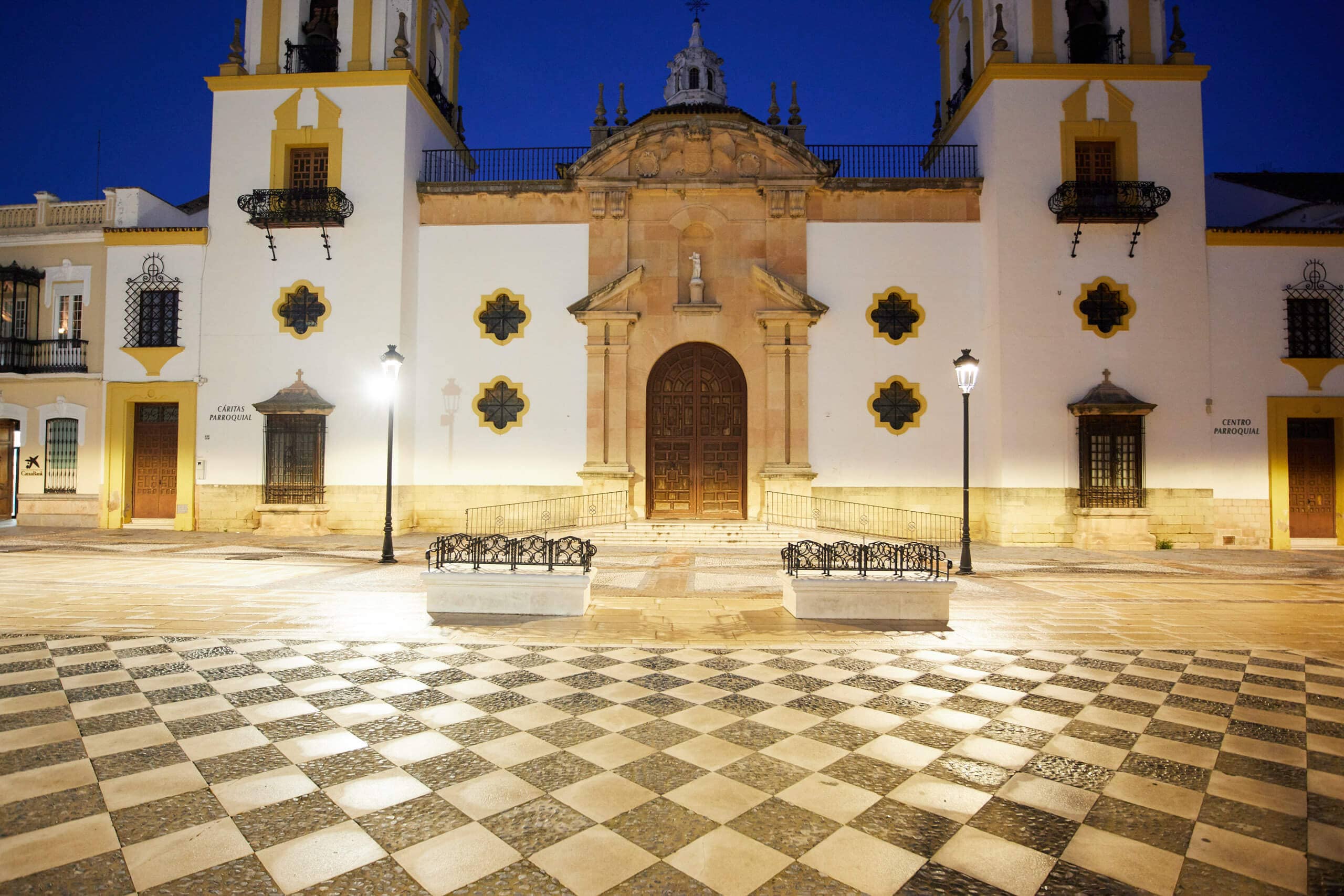 Facade of the church of Nuestra Señora del Socorro