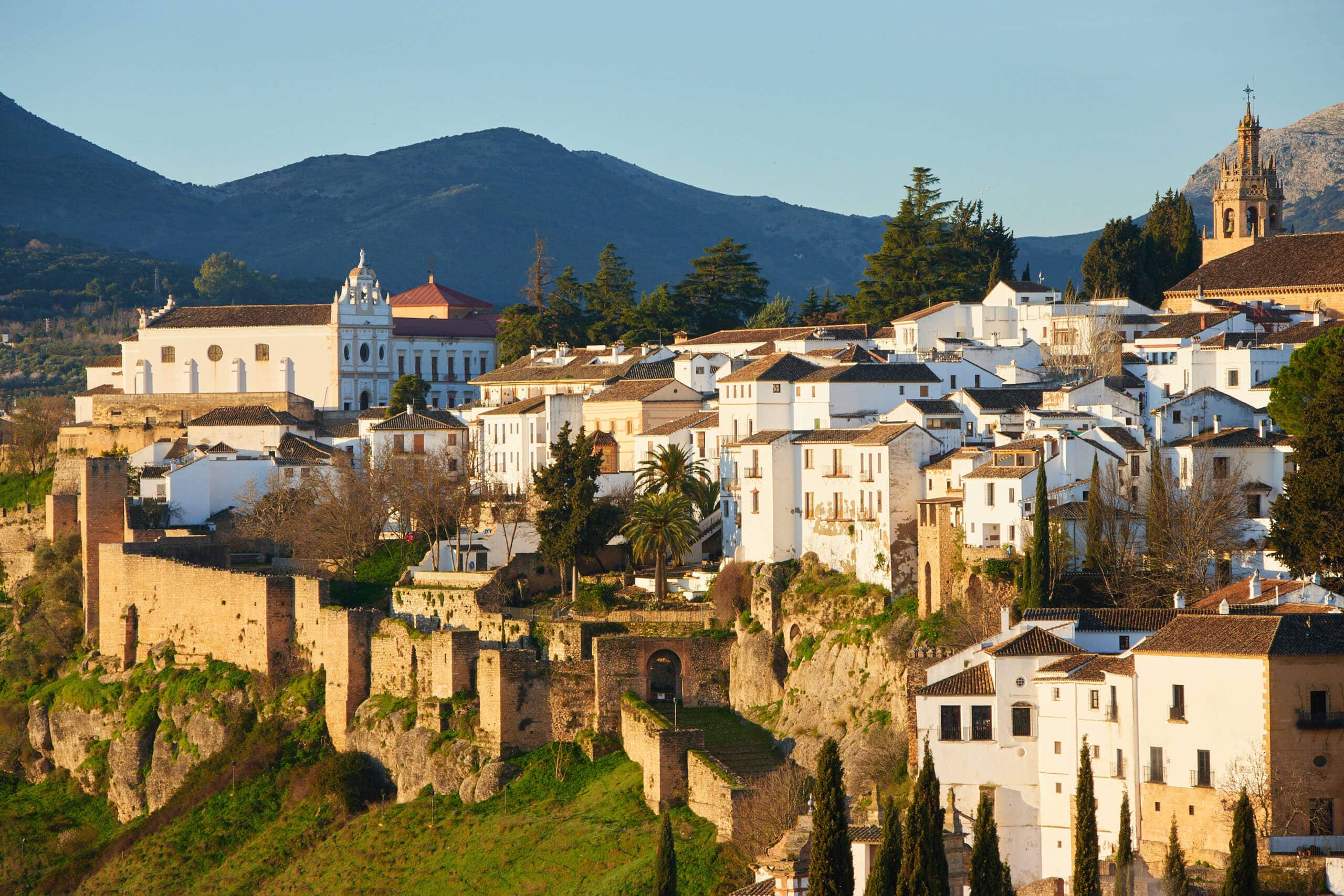 Skyline of Ronda old town