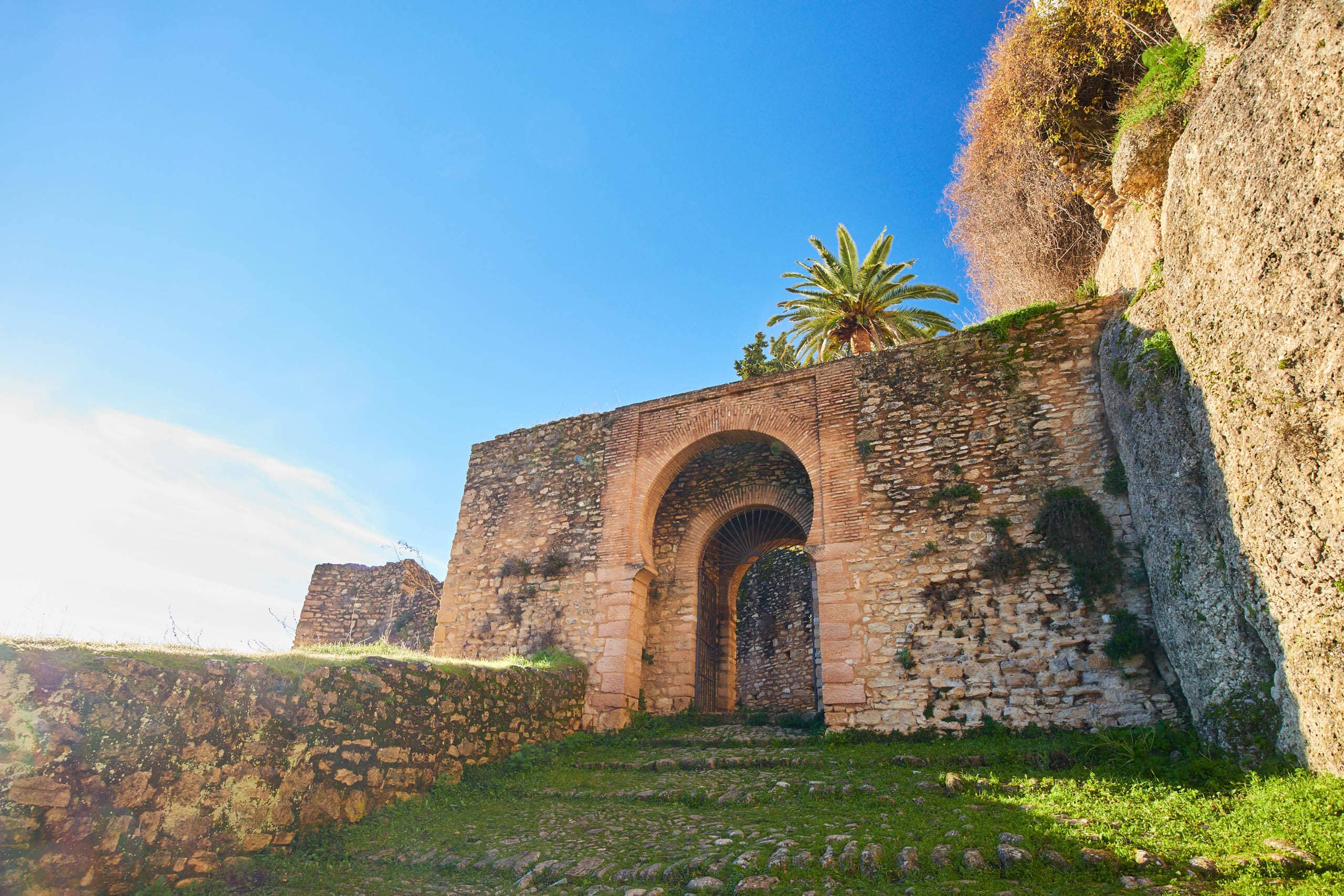 Cijara gate and walls of Ronda