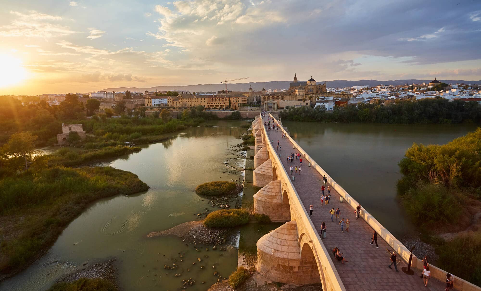 roman bridge in cordoba