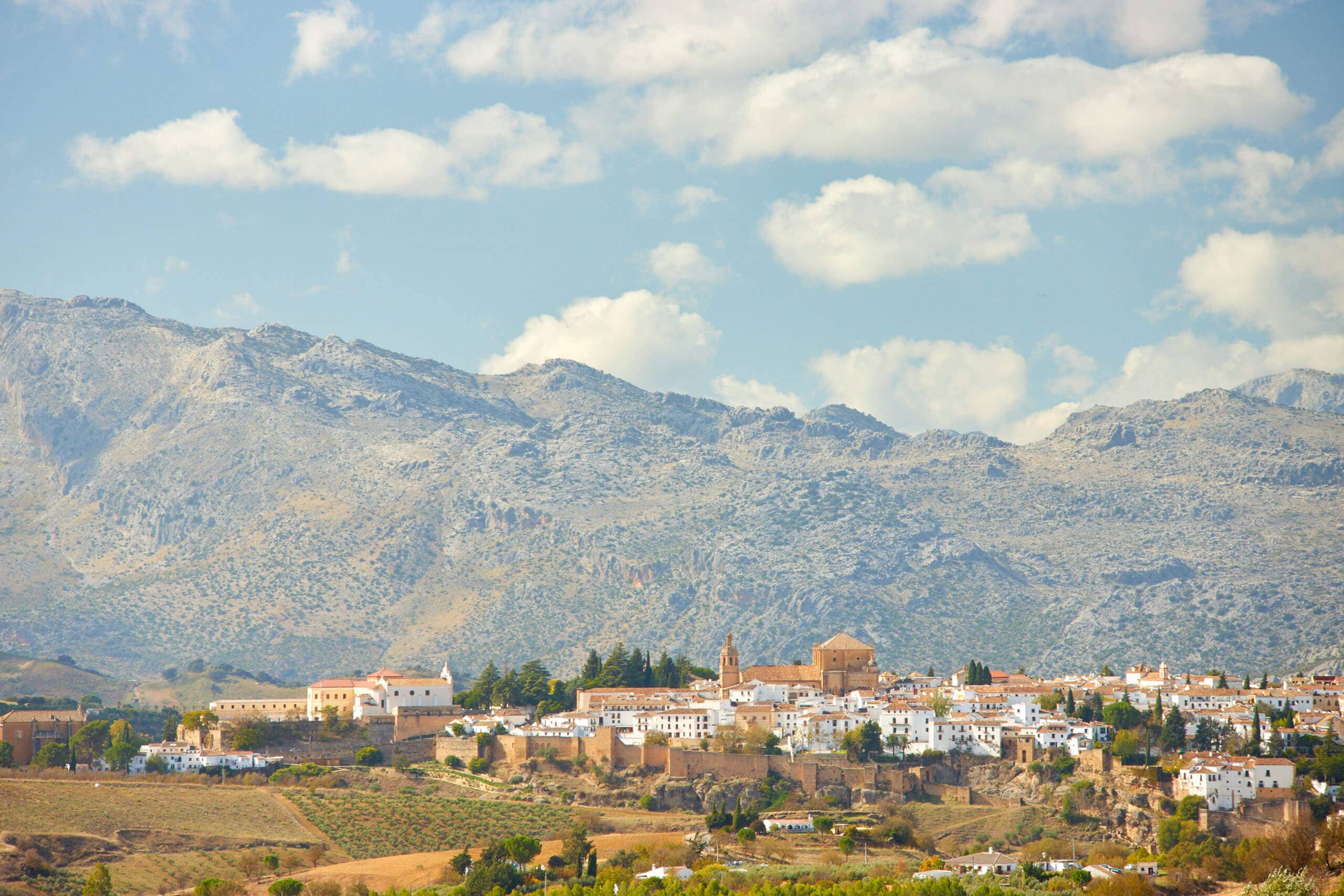 Skyline of Ronda old town