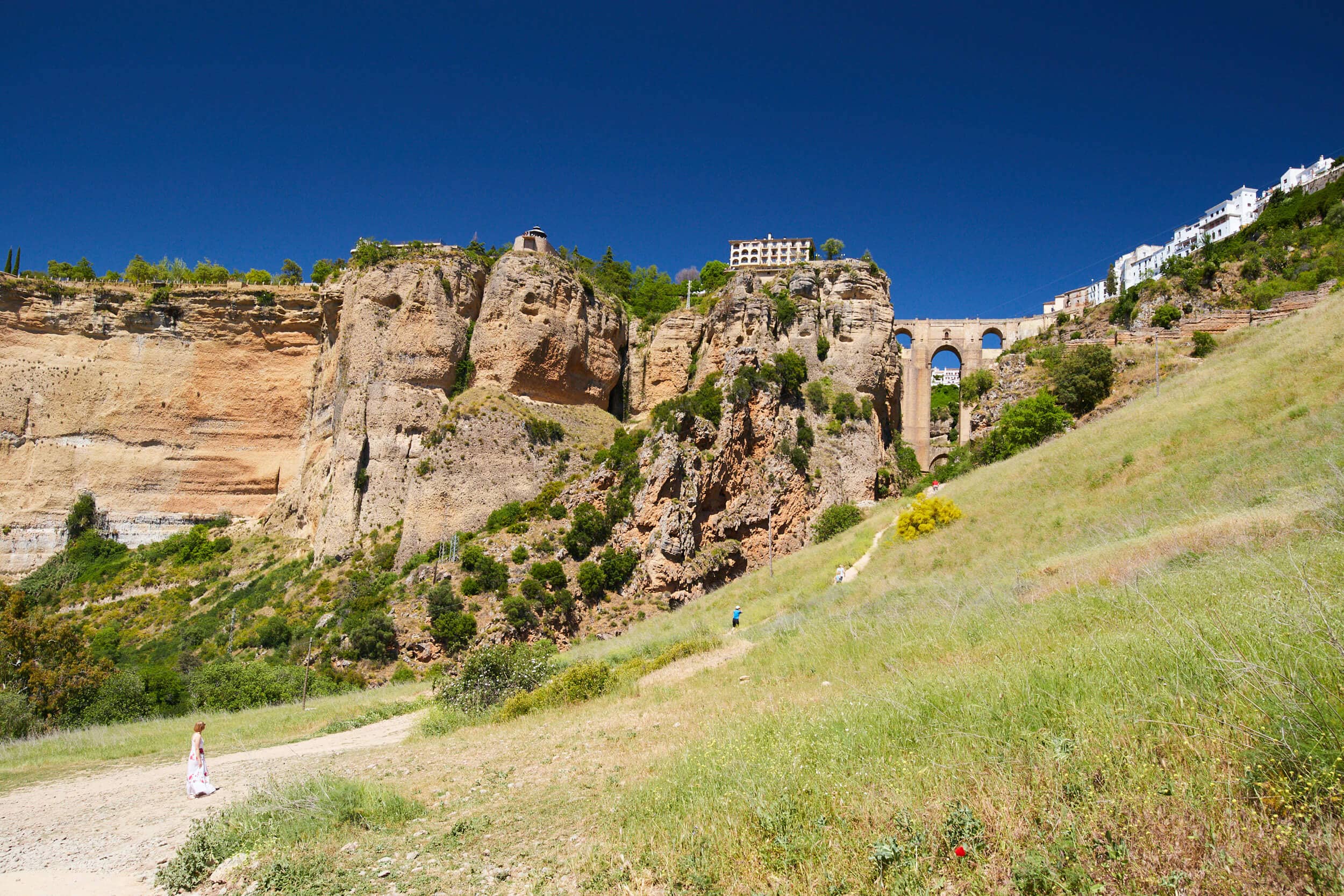 Gorge of Ronda and the new bridge