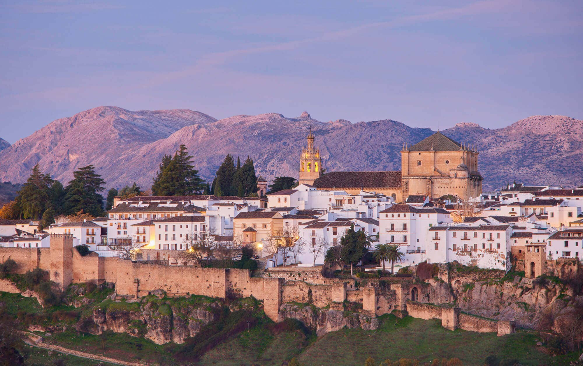 Ronda old town skyline