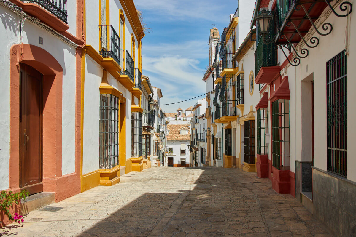 Typical houses in Ronda