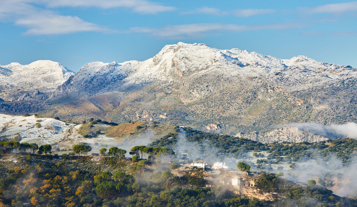 Snow in the Serranía de Ronda