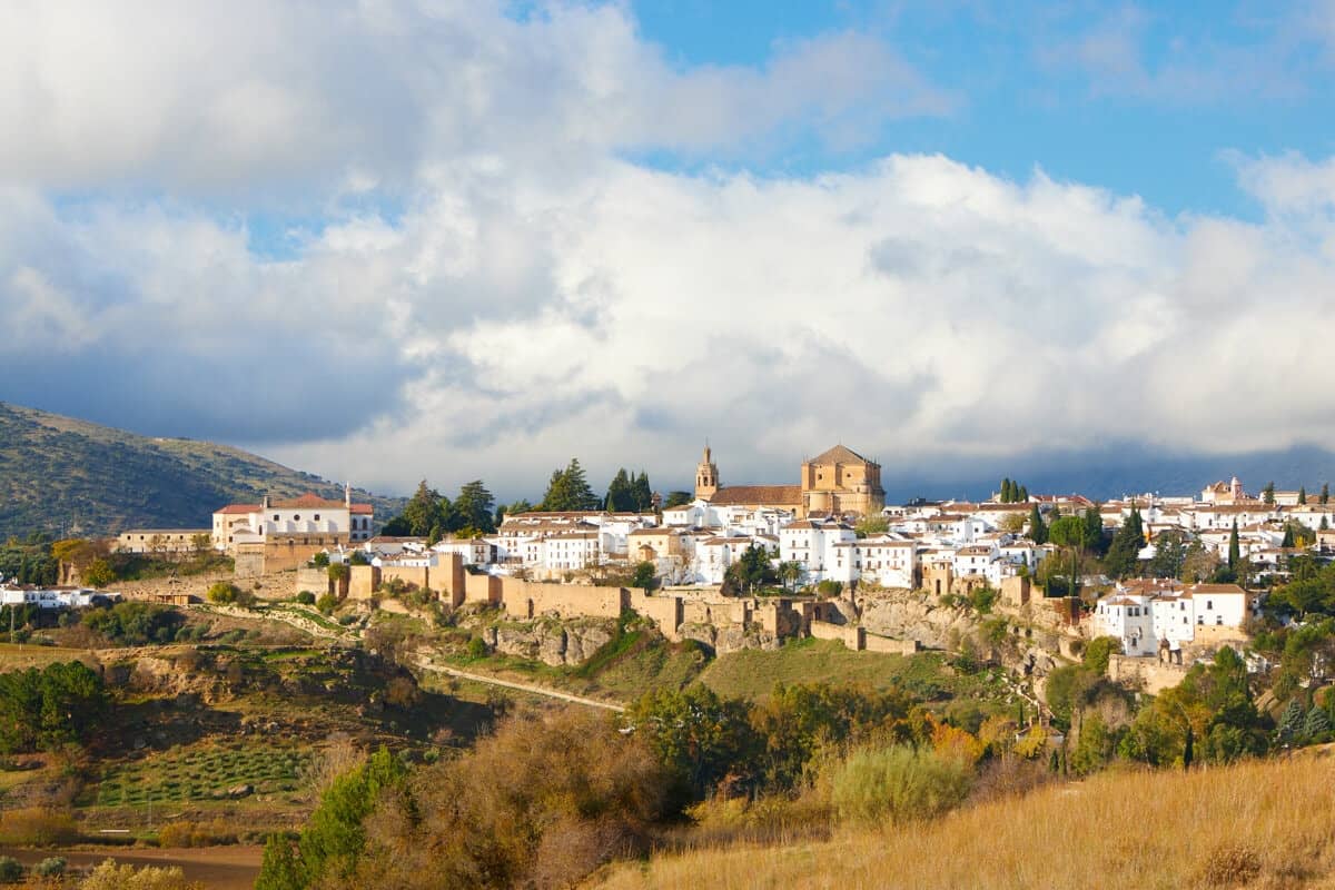 Ronda old town skyline